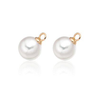 Pair of Akoya Pearls for Rose Gold Leverback Earrings - AELPRG0627-1