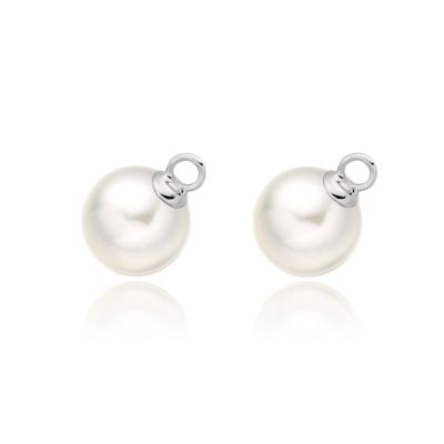 Akoya Pearls for White Gold Diamond Leverbacks-AELPWG0278-1