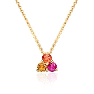 Astral Blaze Pendant in Yellow Gold-PEBLYG1007-1