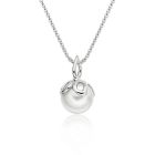 Entwined Pearl Pendant with White Gold Chain-PEVARWG1186-1