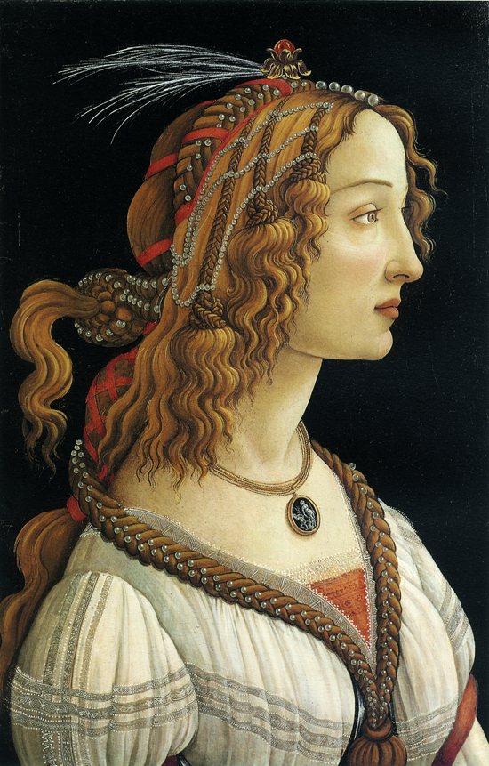 Sandro Botticelli's Portrait of an Ideal Woman of Frankfurt