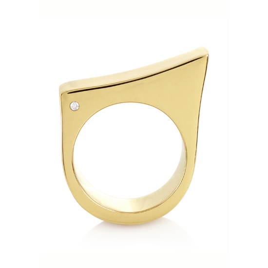 Slope Ring With Diamonds
