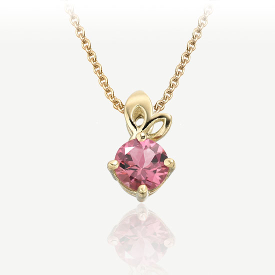 Lief-Pendant-in-Yellow-Gold-and-Pink-Tourmaline