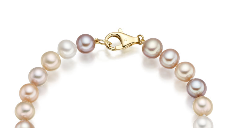 Multi-coloured Freshwater Pearl Bracelet